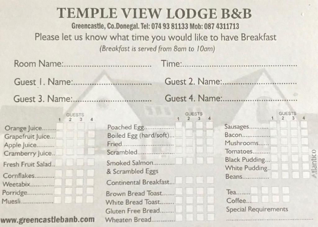 Гостевой дом Templeview Lodge Гринкасл-86